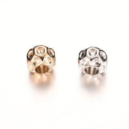 CCB Plastic Round Big Hole Beads