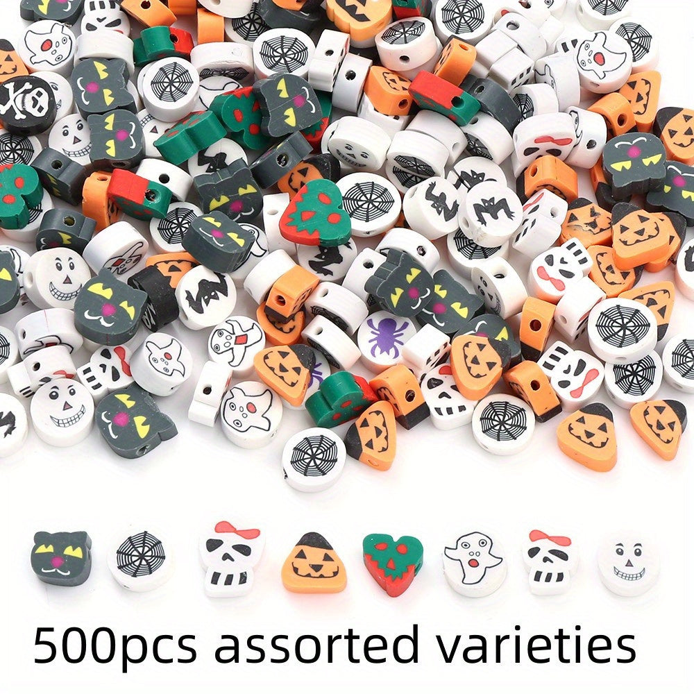 Christmas Polymer Clay Beads