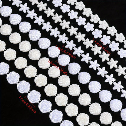 2M Faux Pearl Shell Garland Strand