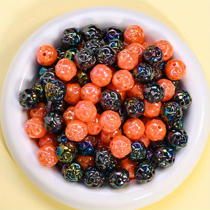 15mm Halloween Acrylic Yarn Ball Beads