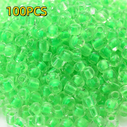 100pcs 4mm Vibrant Czech Glass Seed Beads