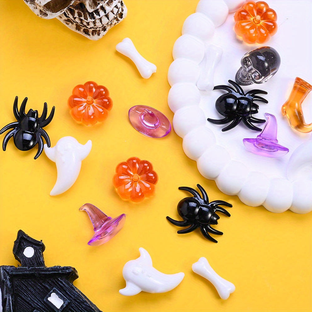 Halloween Mixed Style Resin Beads