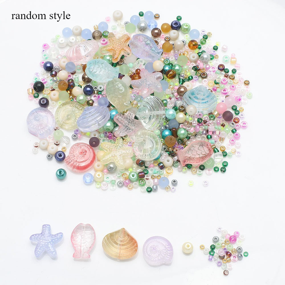 49g Ocean Series Glass Bead Assortment