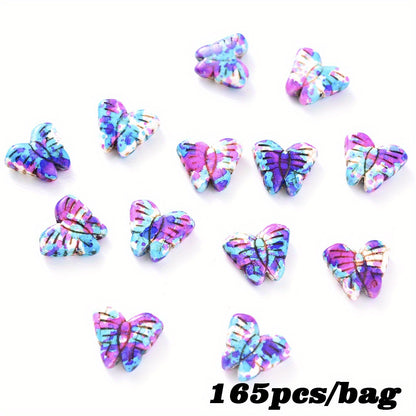 Gradient Butterfly Spacer Beads