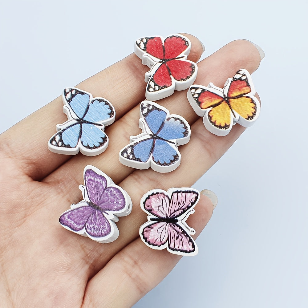 Bloom Flower Rubber Print Silicone Focal Beads