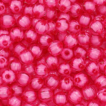 8/10mm Acrylic Pumpkin Beads