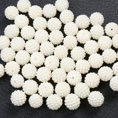 20-Piece AB Shiny Tulip Flower Leaf Acrylic Beads