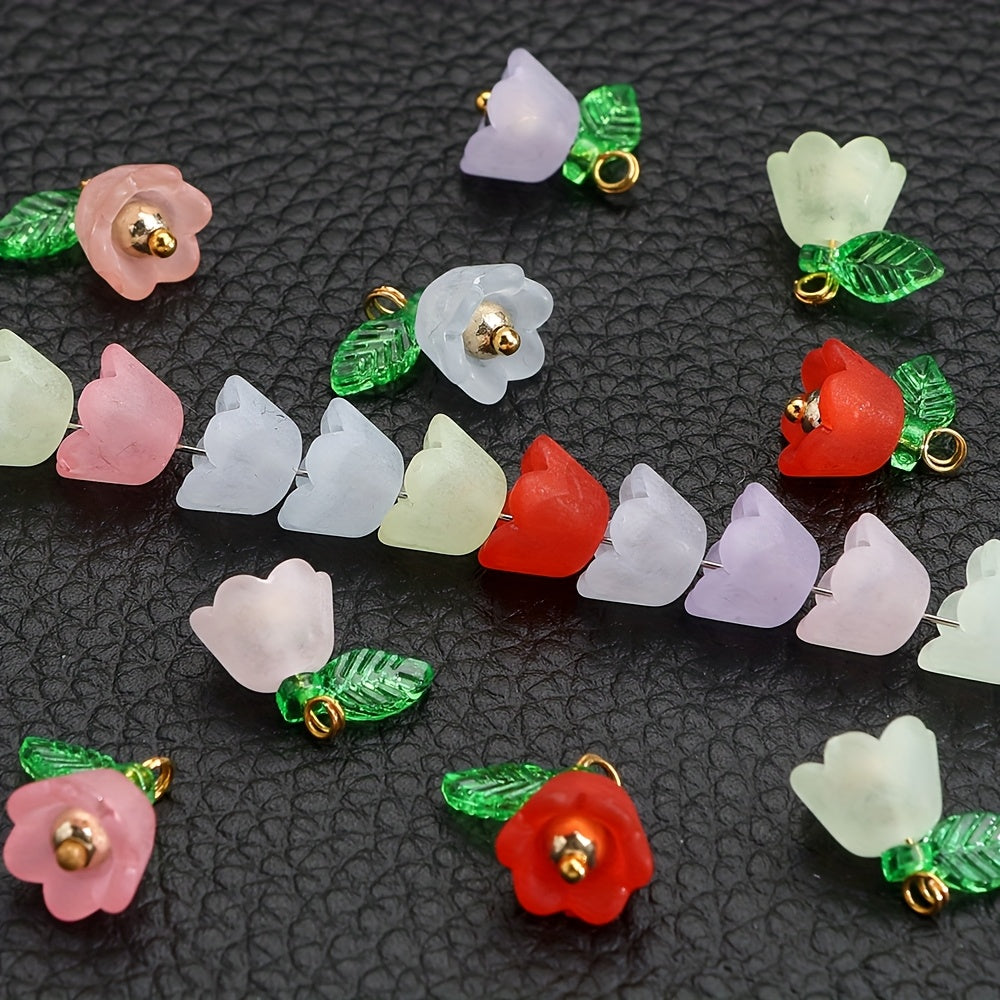 Assorted Colourful Square Wooden Spacer Beads