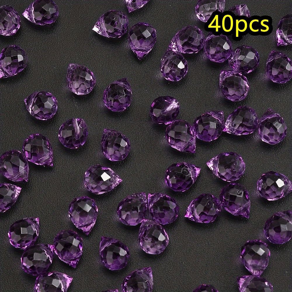 AB Color Faceted Strawberry Glass Beads