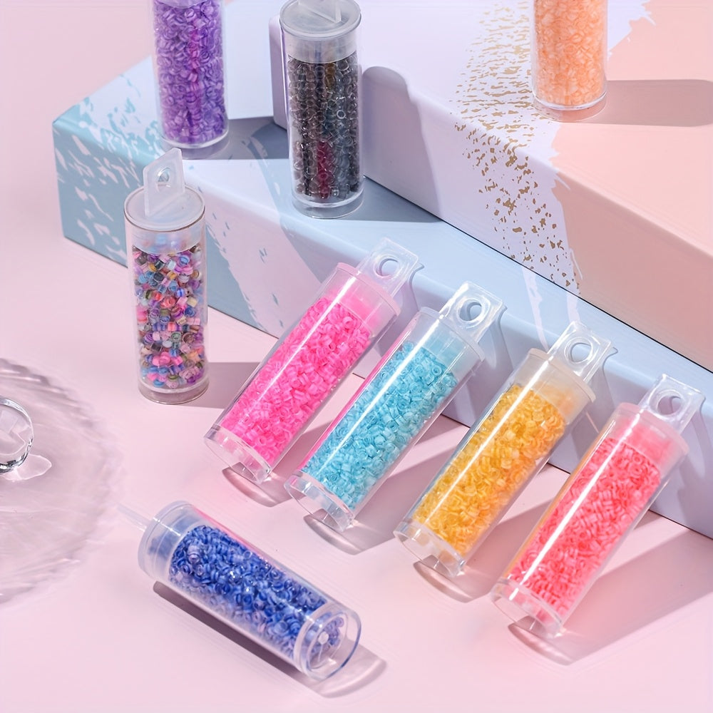 2.5mm Transparent Glass Rice Beads