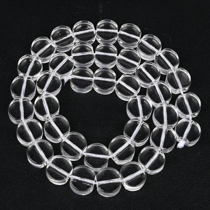 10×11mm Synthetic Crystal Faceted Glass Beads
