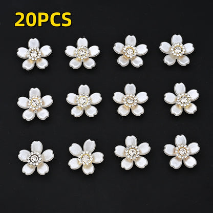 Hexagonal Golden Lace Flower Beads