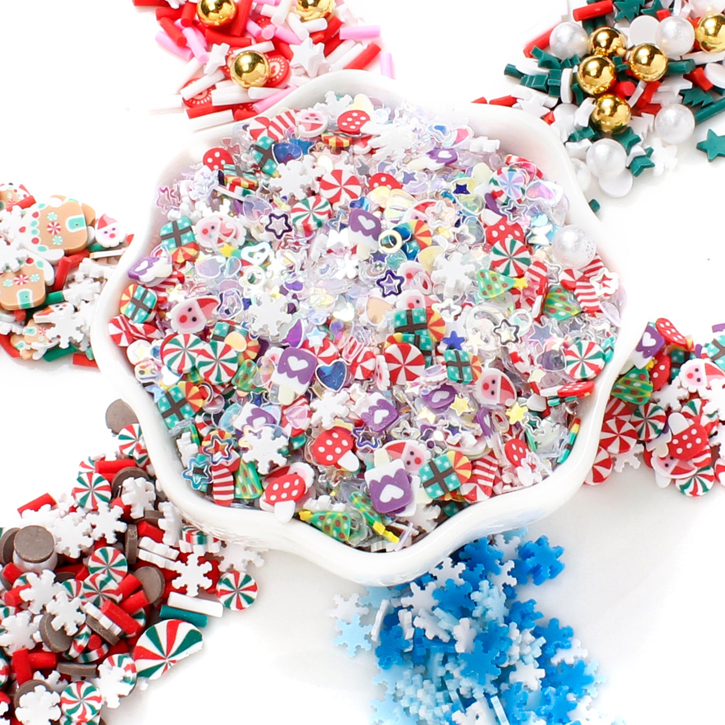 Christmas Soft Clay Beads