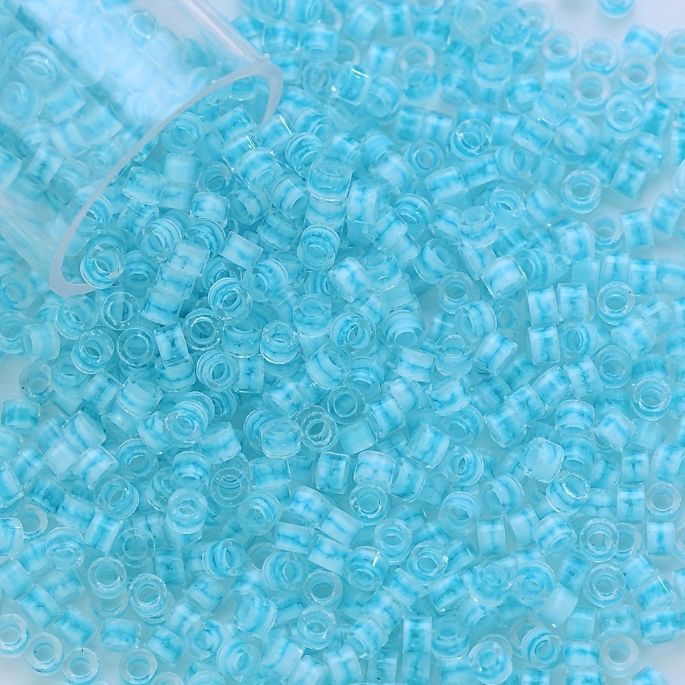 2.5mm Transparent Glass Rice Beads