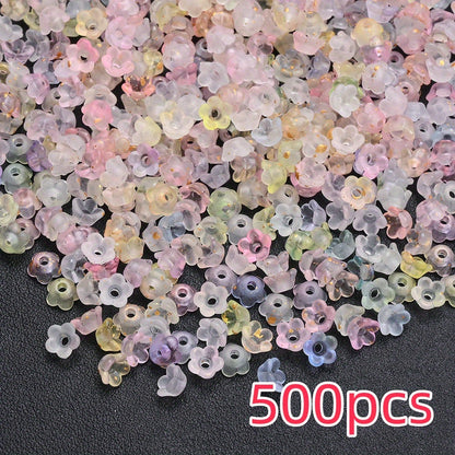 12mm Ivory White Heart Acrylic Beads