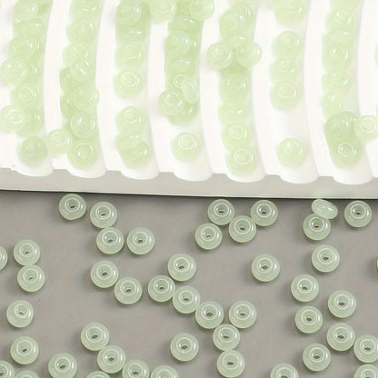 100pcs 3x6mm Glass Wheel Beads