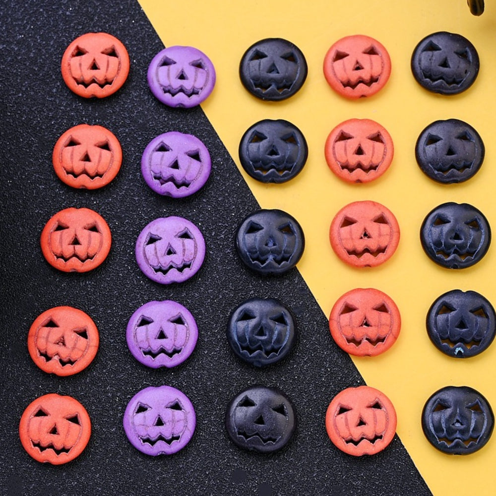 Halloween Pumpkin Stone Beads