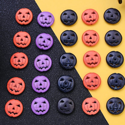 Halloween Pumpkin Stone Beads