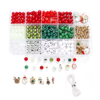 15-Grid Christmas DIY Jewelry Making Kit
