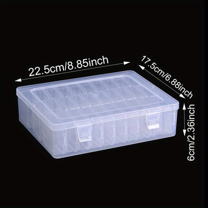 Transparent Beads Storage Box Set