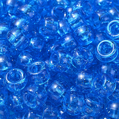 Rainbow Color Gradient Faceted Glass Beads