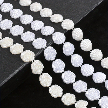 2M Faux Pearl Shell Garland Strand