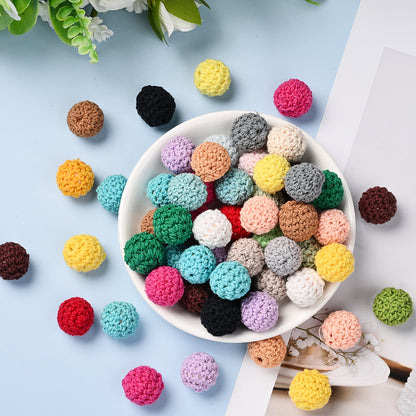 Colorful Mushroom Acrylic Beads