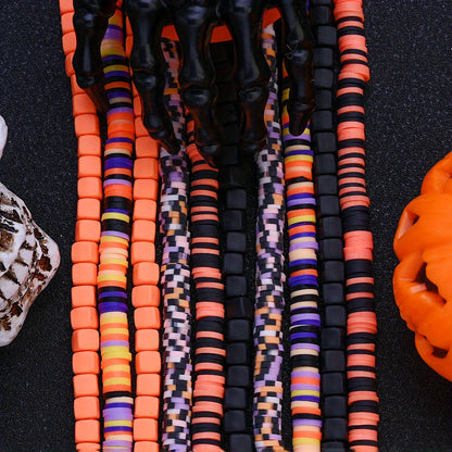 10pcs Halloween Color Clay Beads