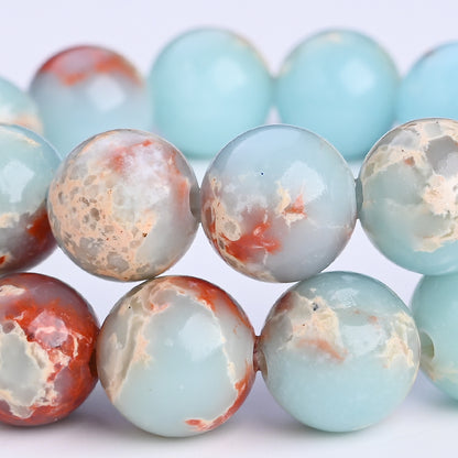 6/8/10mm Shoushan Stone Beads