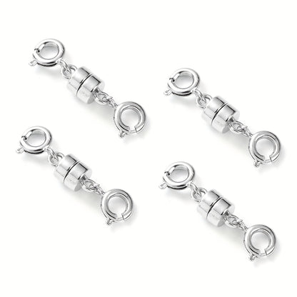 4pcs Magnetic Buckle with Lobster Clasp Connectors