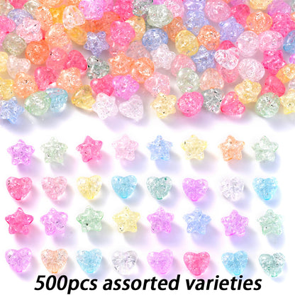 6mm 24-Color Round Acrylic Imitation Pearl Beads