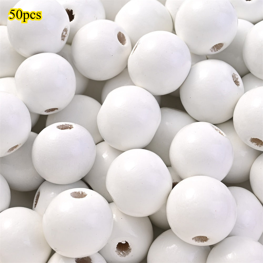 Dog-Themed Wooden Beads