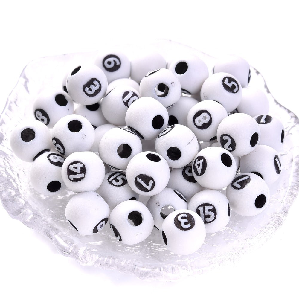 50pcs 39 Styles Mixed Sports Ball Beads