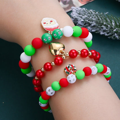 Christmas Acrylic Bracelet Beads Set
