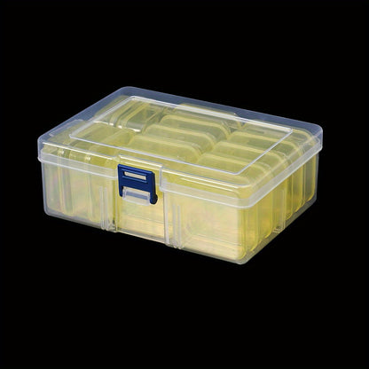 Transparent Plastic Beads Storage Box Set