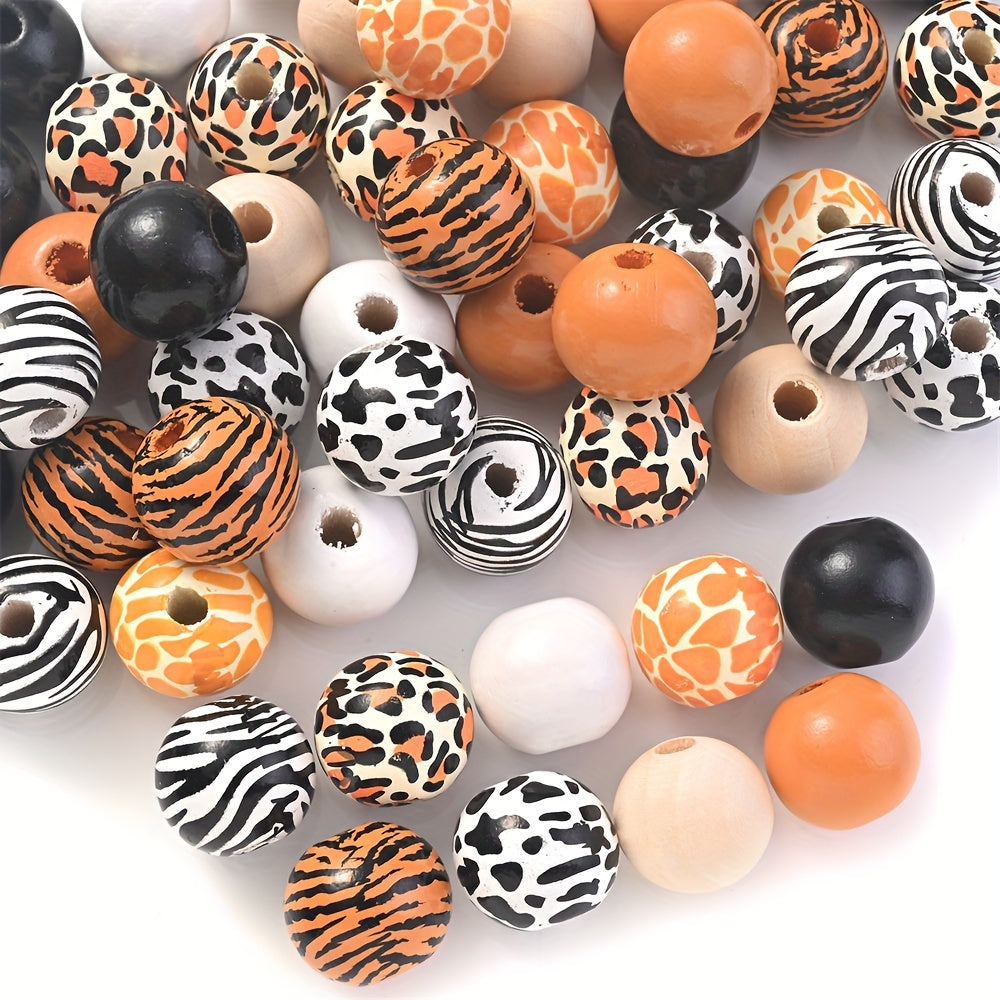 8/10mm Mix Color Classic Natural Wooden Round Spacer Beads