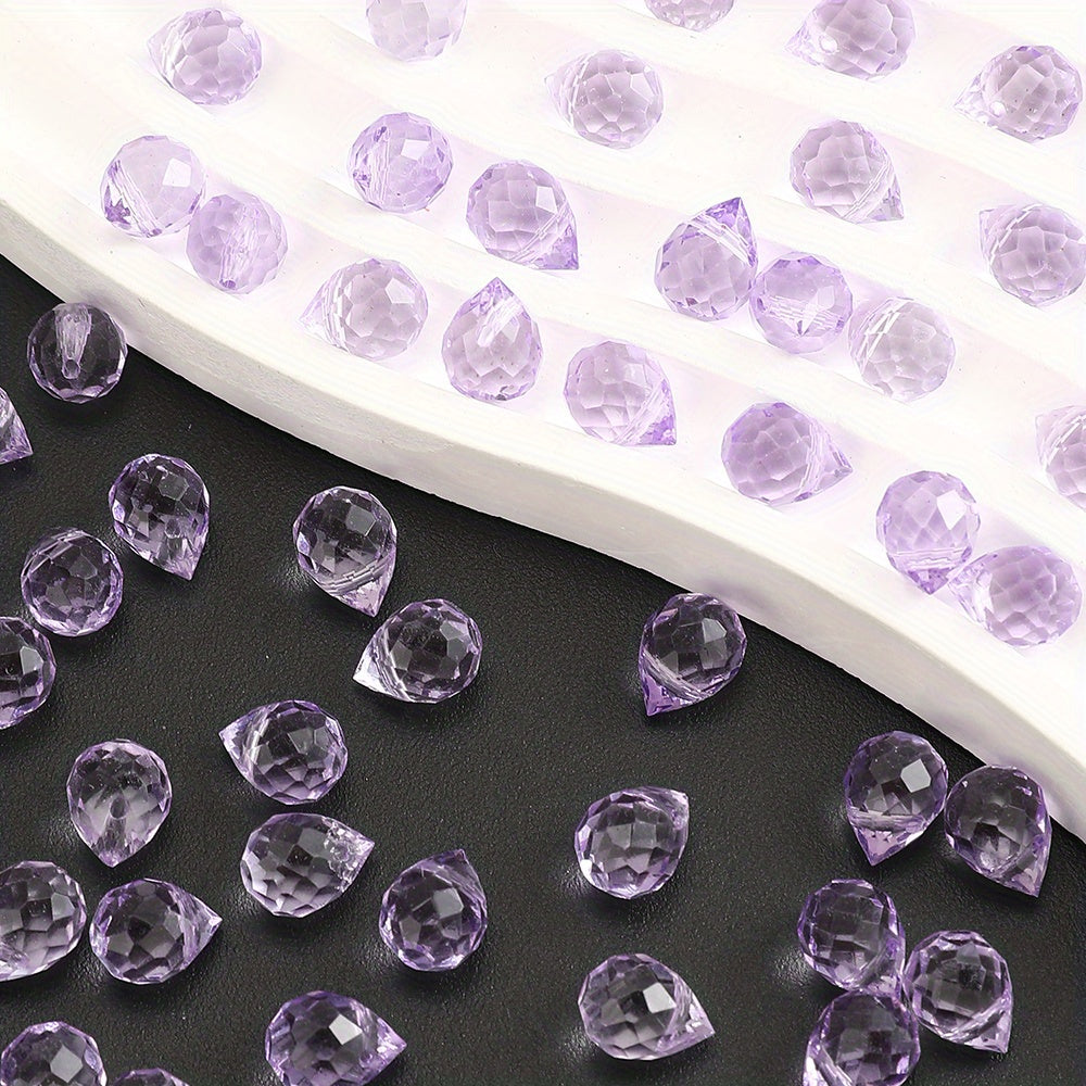 8x10mm Strawberry Water Drop Glass Beads