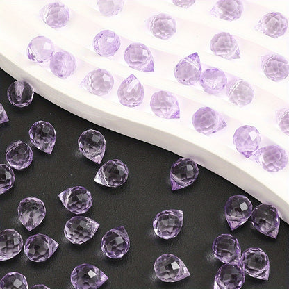 8x10mm Strawberry Water Drop Glass Beads