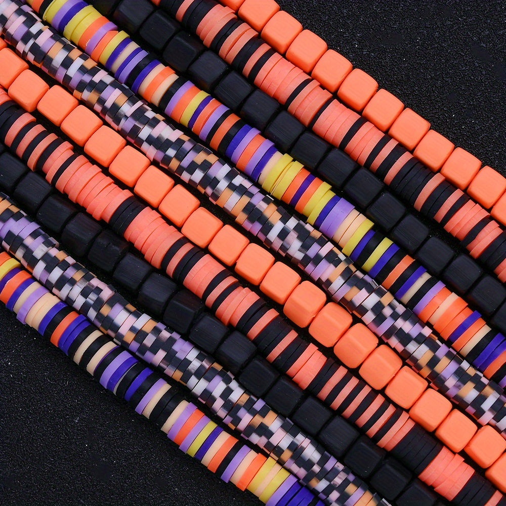 6mm Halloween Clay Slice Beads