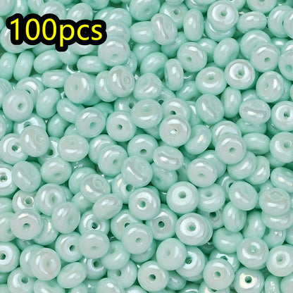 Golden Gradient Abacus Beads