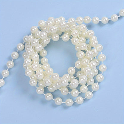 Ivory White Imitation Pearl Round Beads