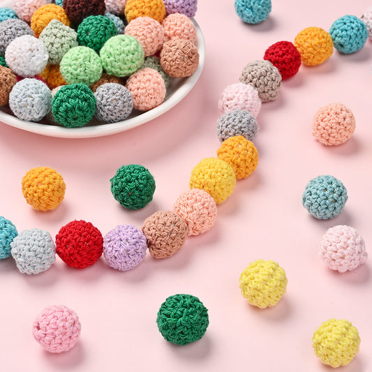 Colorful Mushroom Acrylic Beads