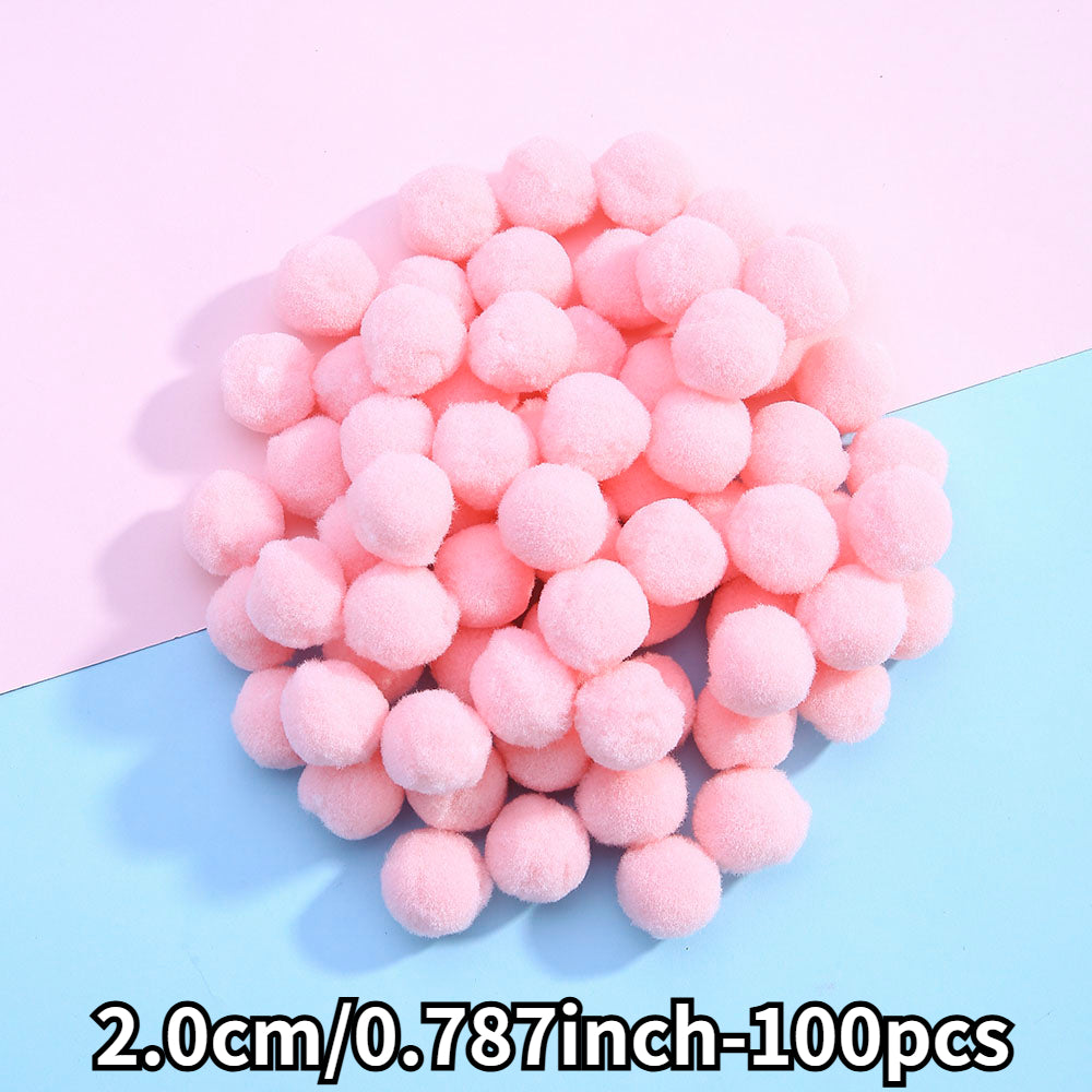 Macaron Frosted Christmas Mixed Color Acrylic Spacer Beads