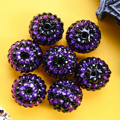 20mm Halloween Rhinestone Ball Beads