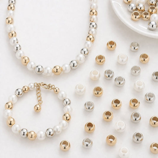 Large Hole CCB Spacer Beads