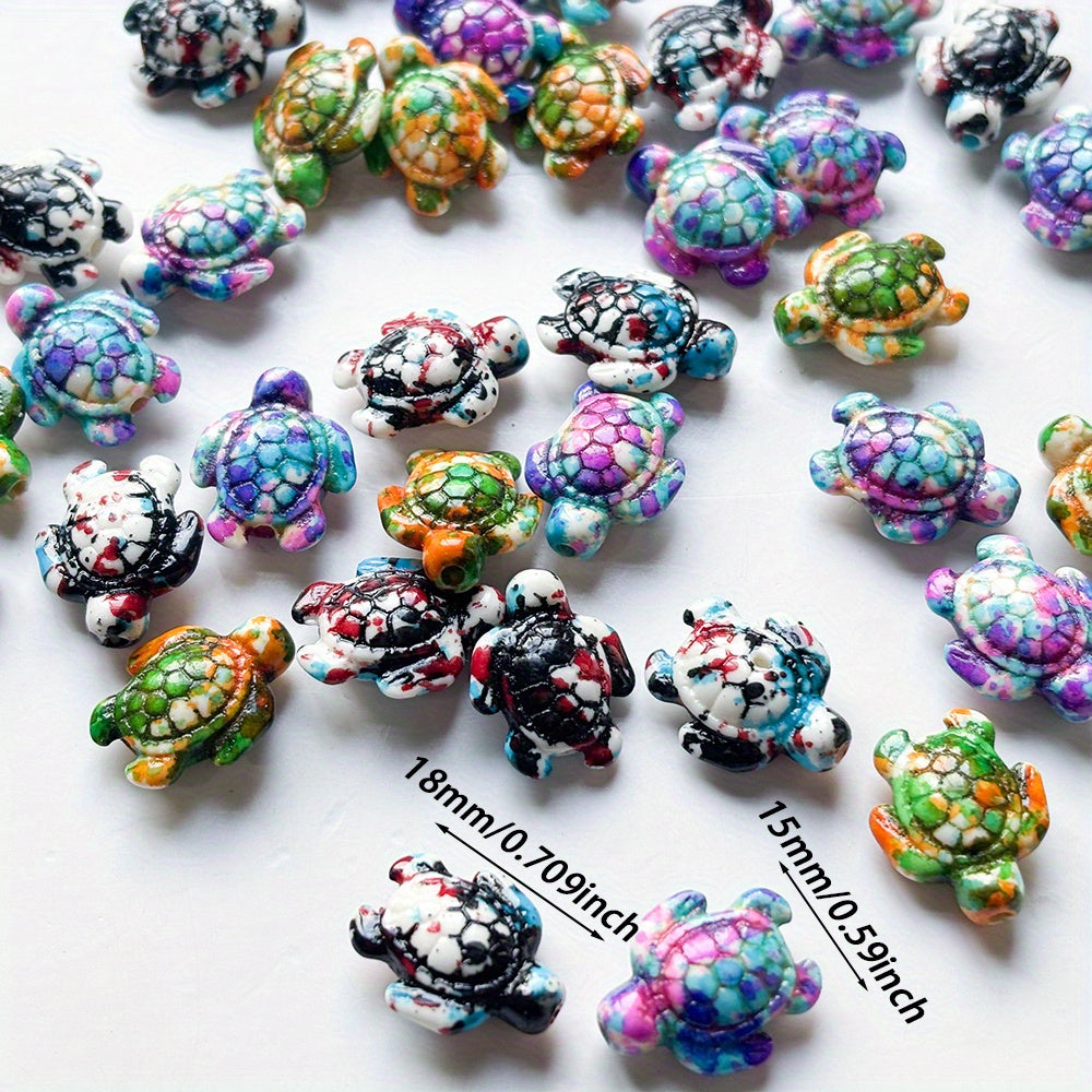 Sea Turtle Gradient Spacer Beads