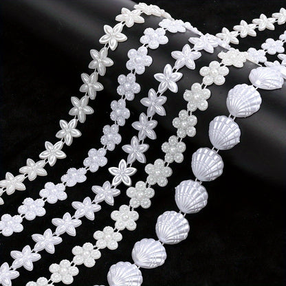 2M Faux Pearl Shell Garland Strand