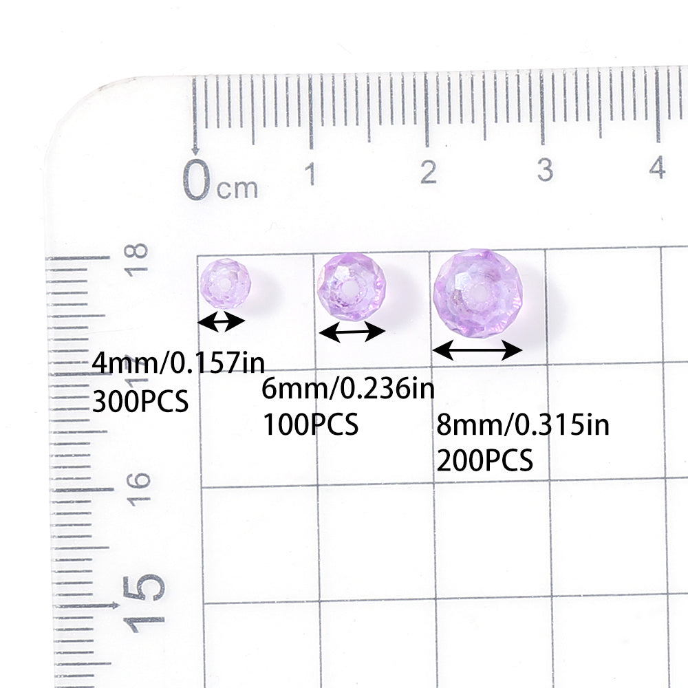 Faceted Glass Beads