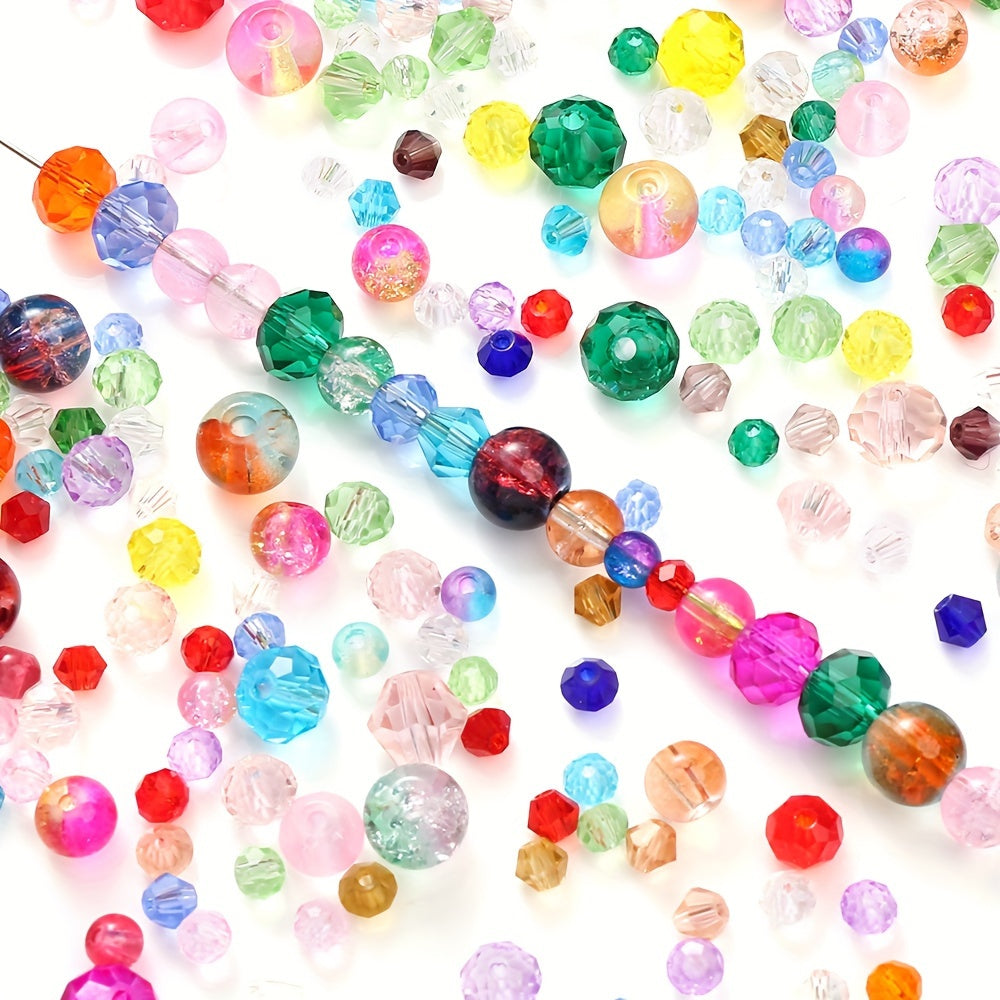 Artificial Crystal Crackle Beads