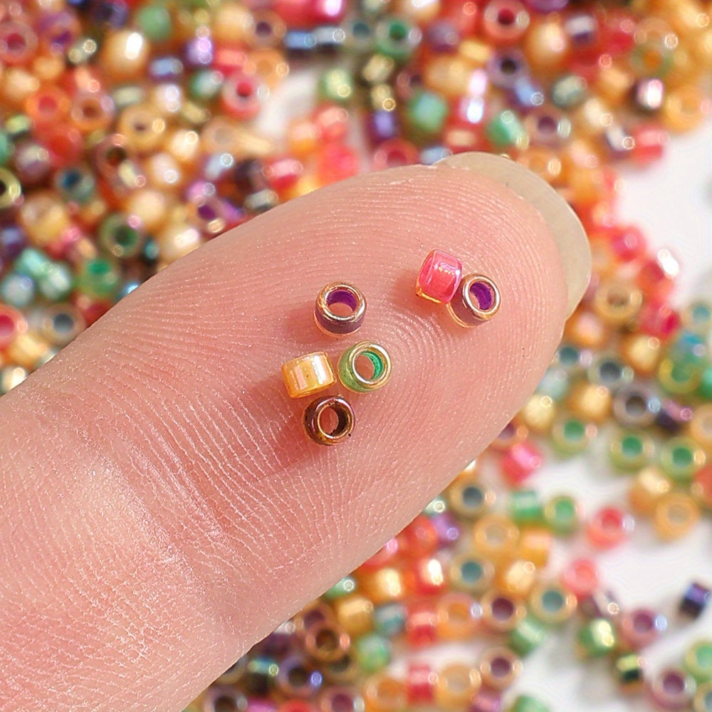 2.5mm Antique Golden Glass Rice Beads